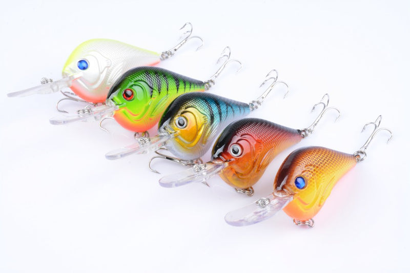 5X 9.5cm Popper Poppers Fishing Lure Lures Surface Tackle Saltwater - Outbackers