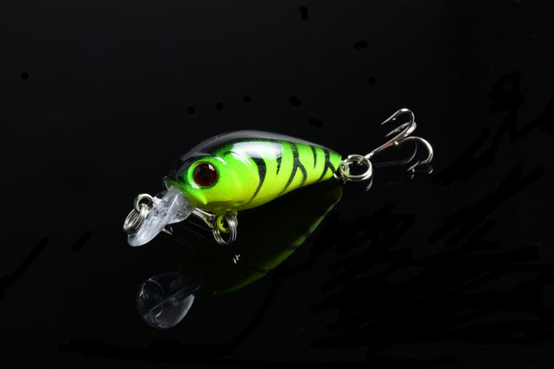 6x 4.5cm Popper Crank Bait Fishing Lure Lures Surface Tackle Saltwater - Outbackers
