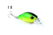 4x 5.5cm Popper Crank Bait Fishing Lure Lures Surface Tackle Saltwater - Outbackers