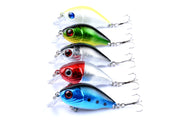 5x 5.5cm Popper Crank Bait Fishing Lure Lures Surface Tackle Saltwater - Outbackers