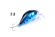 5x 5.5cm Popper Crank Bait Fishing Lure Lures Surface Tackle Saltwater - Outbackers