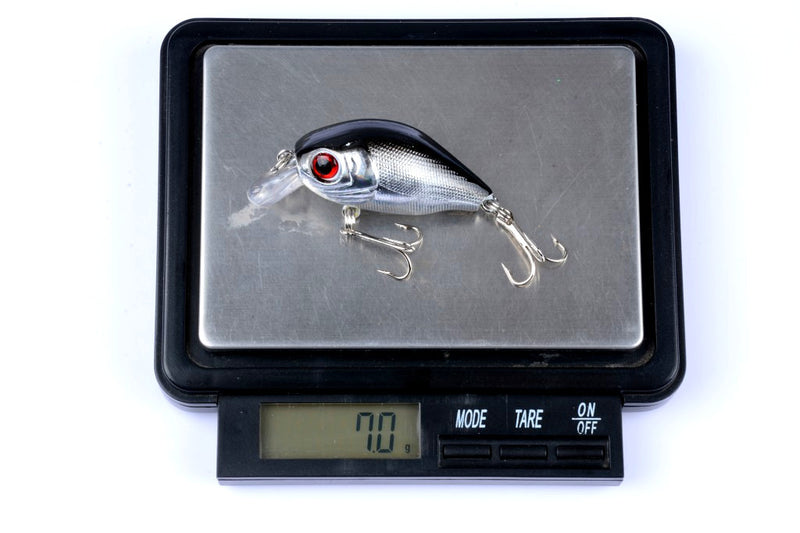 5x 5.5cm Popper Crank Bait Fishing Lure Lures Surface Tackle Saltwater - Outbackers