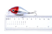 5x 5.5cm Popper Crank Bait Fishing Lure Lures Surface Tackle Saltwater - Outbackers