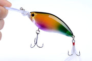 6x 11cm Popper Crank Bait Fishing Lure Lures Surface Tackle Saltwater - Outbackers