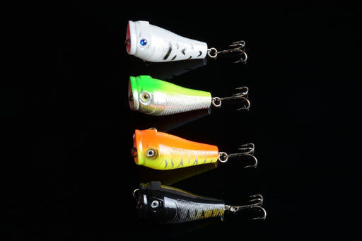 5X 5cm Popper Poppers Fishing Lure Lures Surface Tackle Fresh Saltwater - Outbackers