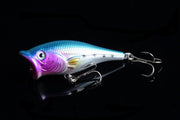 4X 6.5cm Popper Poppers Fishing Lure Lures Surface Tackle Fresh Saltwater - Outbackers