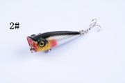 5X 5cm Popper Poppers Fishing Lure Lures Surface Tackle Fresh Saltwater - Outbackers