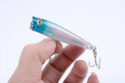 8X 6.5cm Popper Poppers Fishing Lure Lures Surface Tackle Fresh Saltwater - Outbackers
