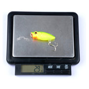 6X 3.5cm Popper Poppers Fishing Hard Lure Lures Surface Tackle Fresh Saltwater - Outbackers