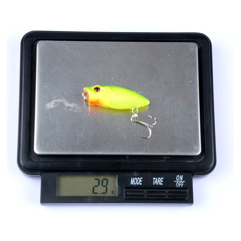 6X 3.5cm Popper Poppers Fishing Hard Lure Lures Surface Tackle Fresh Saltwater - Outbackers