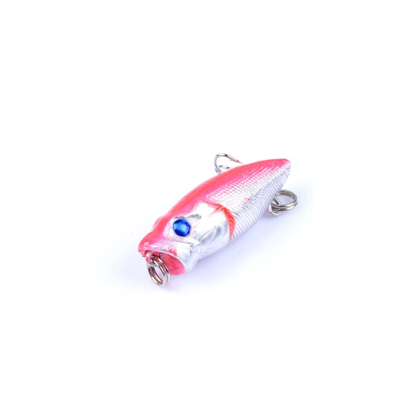 6X 3.5cm Popper Poppers Fishing Hard Lure Lures Surface Tackle Fresh Saltwater - Outbackers