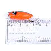 6X 3.5cm Popper Poppers Fishing Hard Lure Lures Surface Tackle Fresh Saltwater - Outbackers