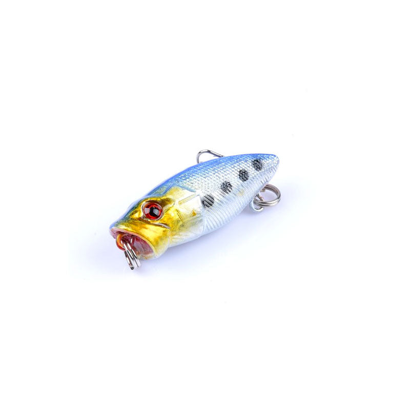 6X 3.5cm Popper Poppers Fishing Hard Lure Lures Surface Tackle Fresh Saltwater - Outbackers