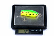 8X 6cm Popper Poppers Fishing Lure Lures Surface Tackle Fresh Saltwater - Outbackers
