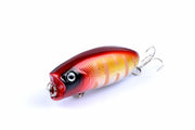 8X 6cm Popper Poppers Fishing Lure Lures Surface Tackle Fresh Saltwater - Outbackers