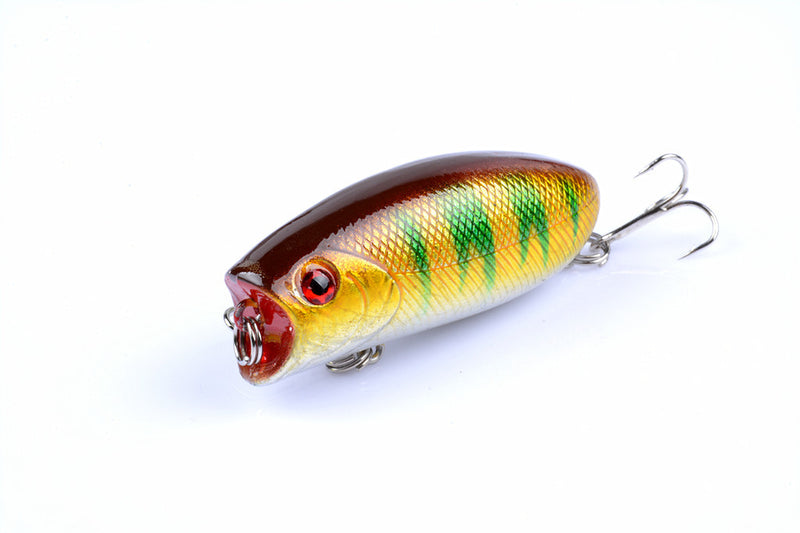 8X 6cm Popper Poppers Fishing Lure Lures Surface Tackle Fresh Saltwater - Outbackers