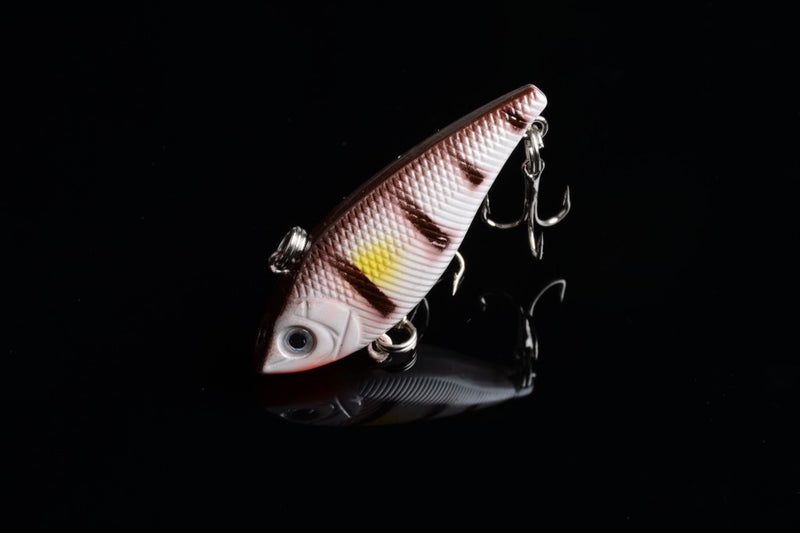 8x 5cm Vib Bait Fishing Lure Lures Hook Tackle Saltwater - Outbackers