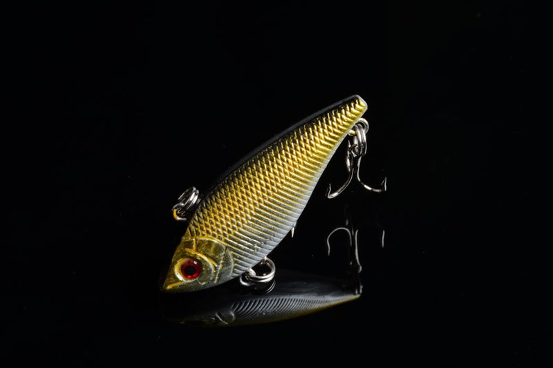 8x 5cm Vib Bait Fishing Lure Lures Hook Tackle Saltwater - Outbackers
