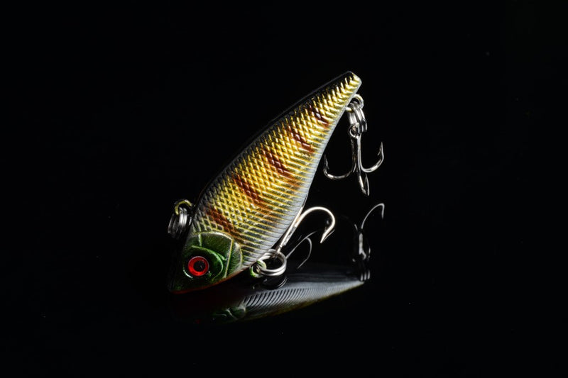 8x 5cm Vib Bait Fishing Lure Lures Hook Tackle Saltwater - Outbackers