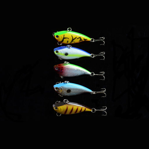 5x 5.5cm Vib Bait Fishing Lure Lures Hook Tackle Saltwater - Outbackers