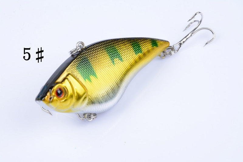 6x 7cm Vib Bait Fishing Lure Lures Hook Tackle Saltwater - Outbackers
