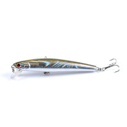 6x Popper Minnow 9.6cm Fishing Lure Lures Surface Tackle Fresh Saltwater - Outbackers