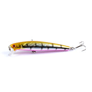 6x Popper Minnow 9.6cm Fishing Lure Lures Surface Tackle Fresh Saltwater - Outbackers
