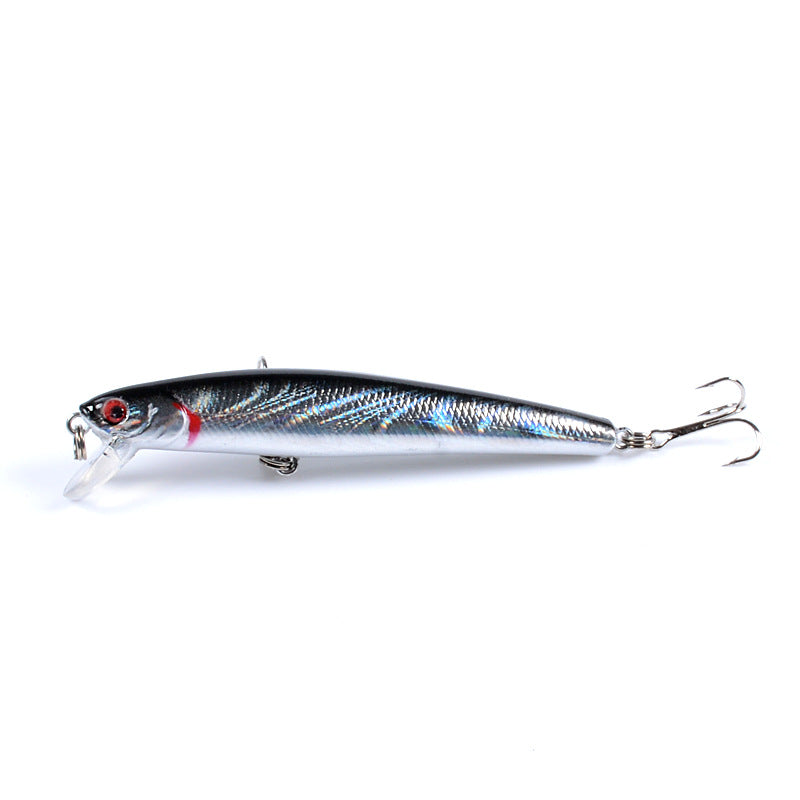 6x Popper Minnow 9.6cm Fishing Lure Lures Surface Tackle Fresh Saltwater - Outbackers