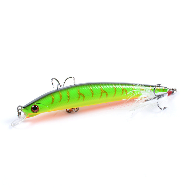 8x Popper Minnow 11.2cm Fishing Lure Lures Surface Tackle Fresh Saltwater - Outbackers