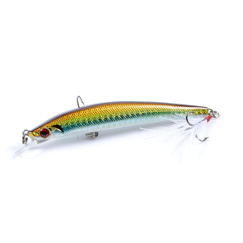 8x Popper Minnow 11.2cm Fishing Lure Lures Surface Tackle Fresh Saltwater - Outbackers