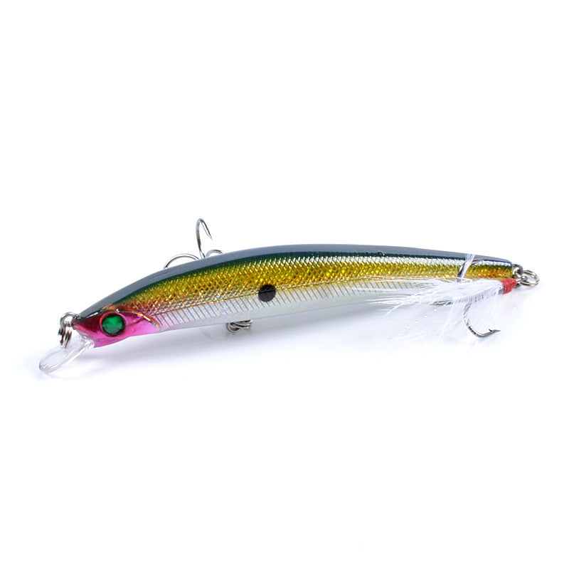 8x Popper Minnow 11.2cm Fishing Lure Lures Surface Tackle Fresh Saltwater - Outbackers