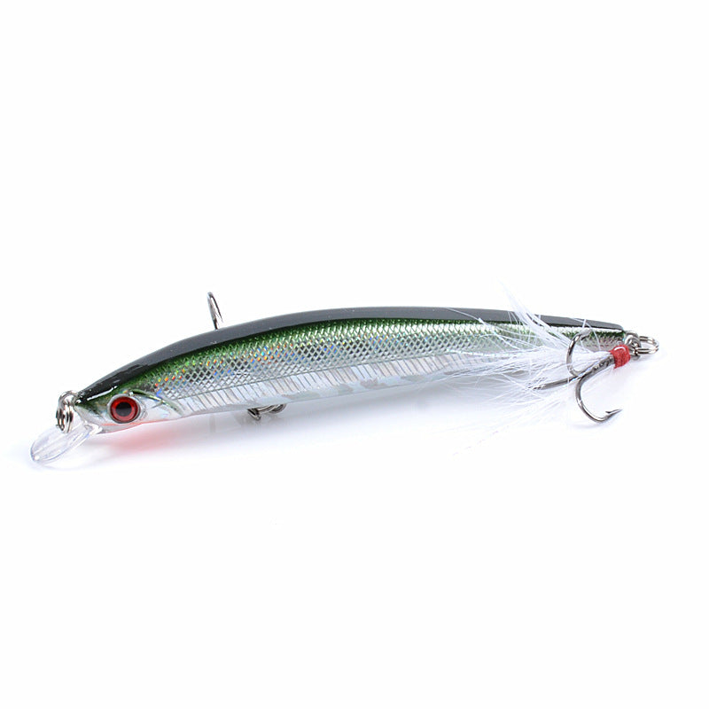 8x Popper Minnow 11.2cm Fishing Lure Lures Surface Tackle Fresh Saltwater - Outbackers