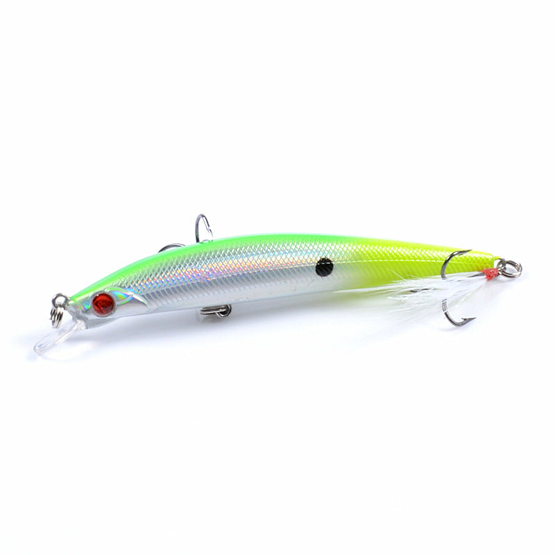 8x Popper Minnow 11.2cm Fishing Lure Lures Surface Tackle Fresh Saltwater - Outbackers