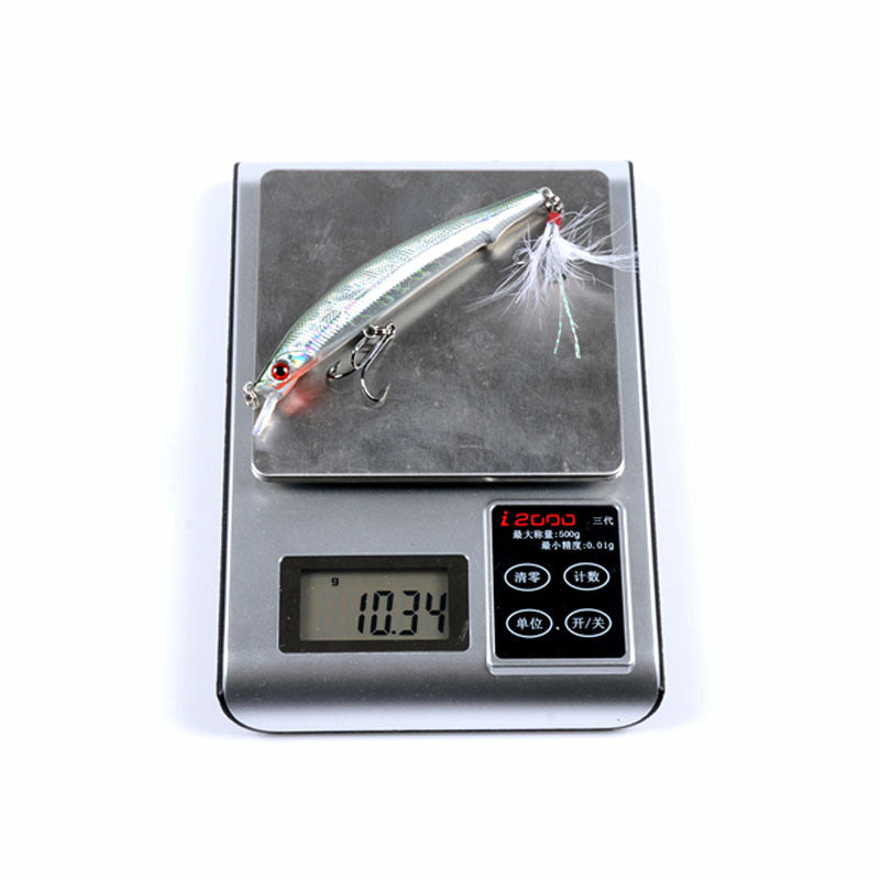 8x Popper Minnow 11.2cm Fishing Lure Lures Surface Tackle Fresh Saltwater - Outbackers