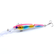 6x Popper Minnow 13.3cm Fishing Lure Lures Surface Tackle Fresh Saltwater - Outbackers