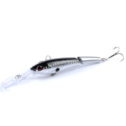 6x Popper Minnow 13.3cm Fishing Lure Lures Surface Tackle Fresh Saltwater - Outbackers