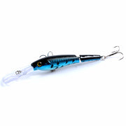 6x Popper Minnow 13.3cm Fishing Lure Lures Surface Tackle Fresh Saltwater - Outbackers