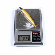6x Popper Minnow 11.7cm Fishing Lure Lures Surface Tackle Fresh Saltwater - Outbackers