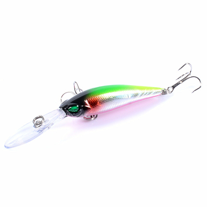 6x Popper Minnow 9.4cm Fishing Lure Lures Surface Tackle Fresh Saltwater - Outbackers