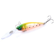6x Popper Minnow 9.4cm Fishing Lure Lures Surface Tackle Fresh Saltwater - Outbackers