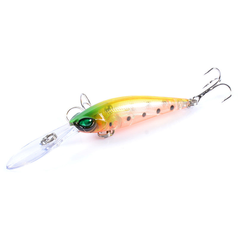 6x Popper Minnow 9.4cm Fishing Lure Lures Surface Tackle Fresh Saltwater - Outbackers