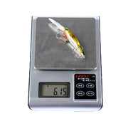 6x Popper Minnow 9.4cm Fishing Lure Lures Surface Tackle Fresh Saltwater - Outbackers