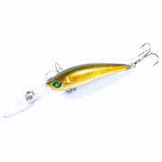 6x Popper Minnow 9.4cm Fishing Lure Lures Surface Tackle Fresh Saltwater - Outbackers