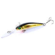 6x Popper Minnow 9.4cm Fishing Lure Lures Surface Tackle Fresh Saltwater - Outbackers