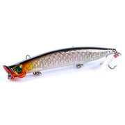6x Popper Poppers 11.7cm Fishing Lure Lures Surface Tackle Fresh Saltwater - Outbackers