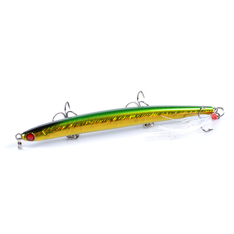 8x Popper Minnow 11.7cm Fishing Lure Lures Surface Tackle Fresh Saltwater - Outbackers