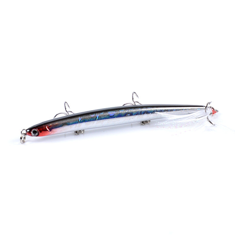 8x Popper Minnow 11.7cm Fishing Lure Lures Surface Tackle Fresh Saltwater - Outbackers