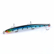 8x Popper Minnow 11.7cm Fishing Lure Lures Surface Tackle Fresh Saltwater - Outbackers