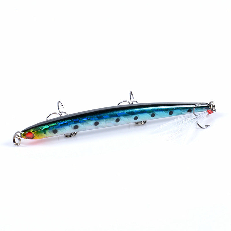 8x Popper Minnow 11.7cm Fishing Lure Lures Surface Tackle Fresh Saltwater - Outbackers