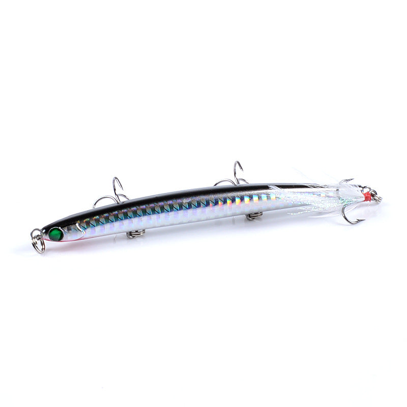 8x Popper Minnow 11.7cm Fishing Lure Lures Surface Tackle Fresh Saltwater - Outbackers